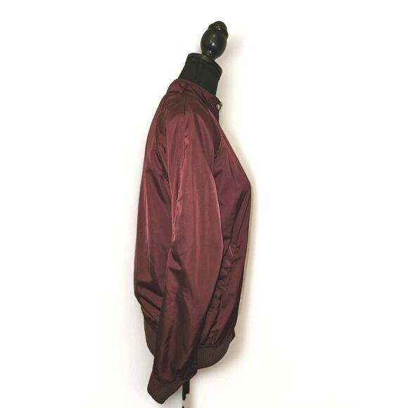 Women's Members Only Satin Cafe Racer Satin Bomber Jacket Size XS - Picture 7 of 12